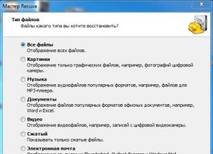 Програма за възстановяване на файлове от флаш устройство след изтриване